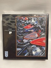Harley Davidson Thunder Row 1000 Piece Puzzle 27x20 FX Schmid 2006 NEW Sealed