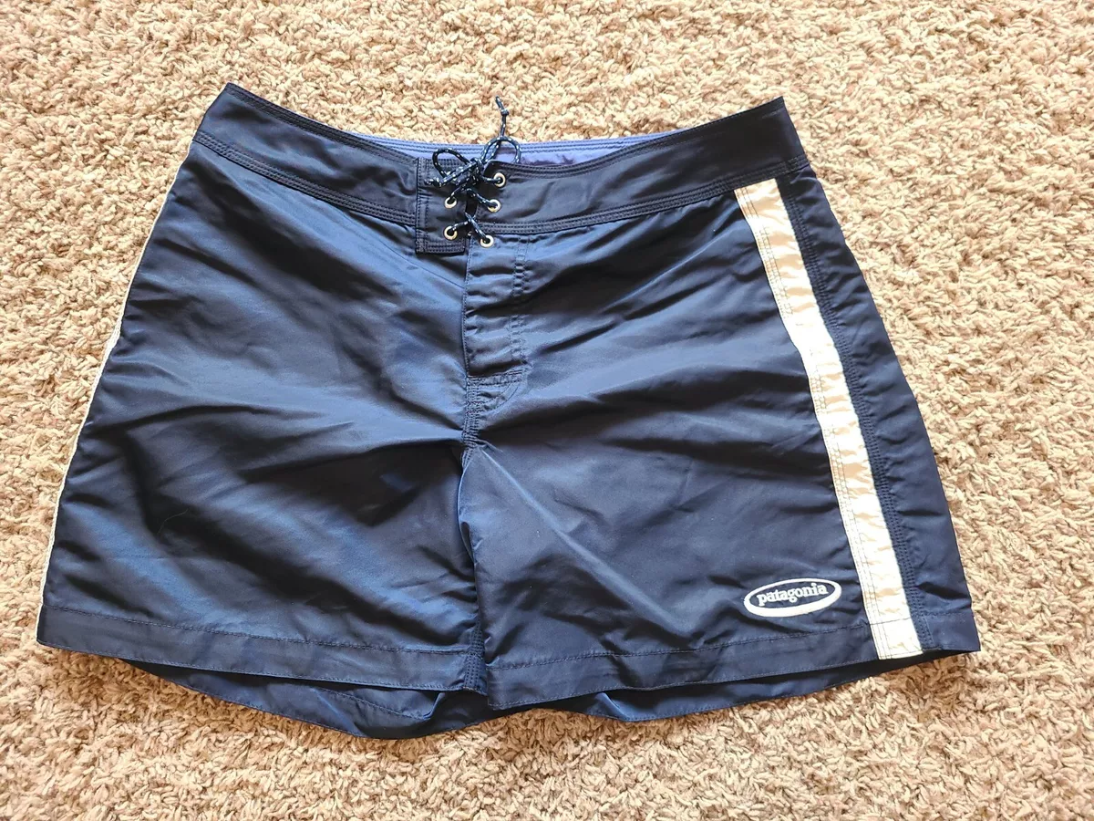 Vintage Patagonia Side Stripe Board Shorts Womens Size 11 5.5