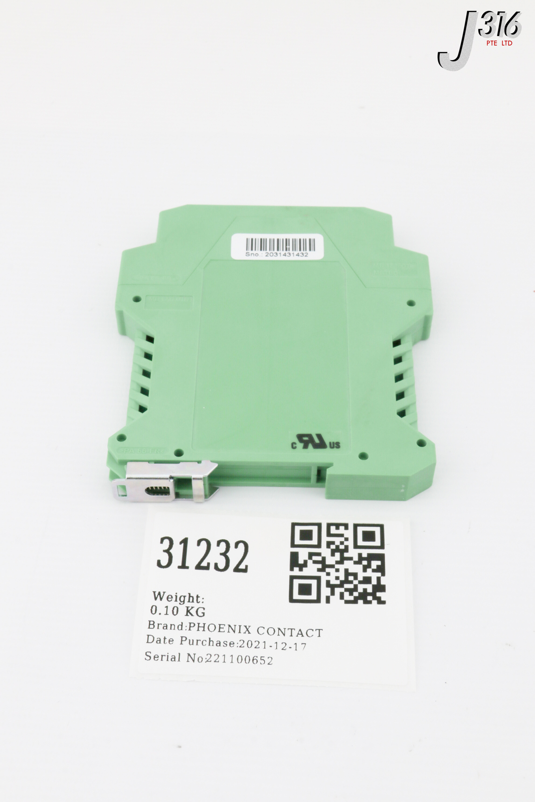 31232 PHOENIX CONTACT SIGNAL CONDITIONER (NEW) MCR-C-U/U-DC