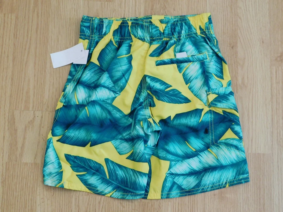 Niños Talla 7 - Pantalones Cortos de Baño - Joe Boxer - Verde Brillante, Amarillo - Forrado - Nuevo con Etiquetas Foto 3 de 4