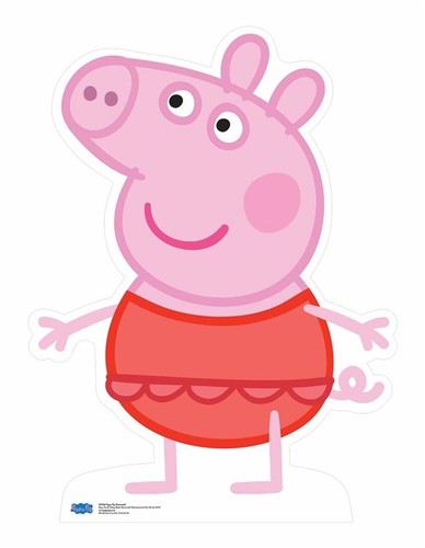 Peppa Pig In Swimsuit Mini Cardboard Cutout Standup Standee Party Peppa Pig In Swimsuit Mini Cardboard Cutout Standup Standee Party