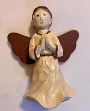 Greenbrier International Resin Angel Figurine, Praying Hands 4.5 Inches 4 Ounces