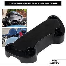 1" Smooth Handlebar Riser Top Clamp For Harley Sportster 1200 XLH1200C XLH1200S