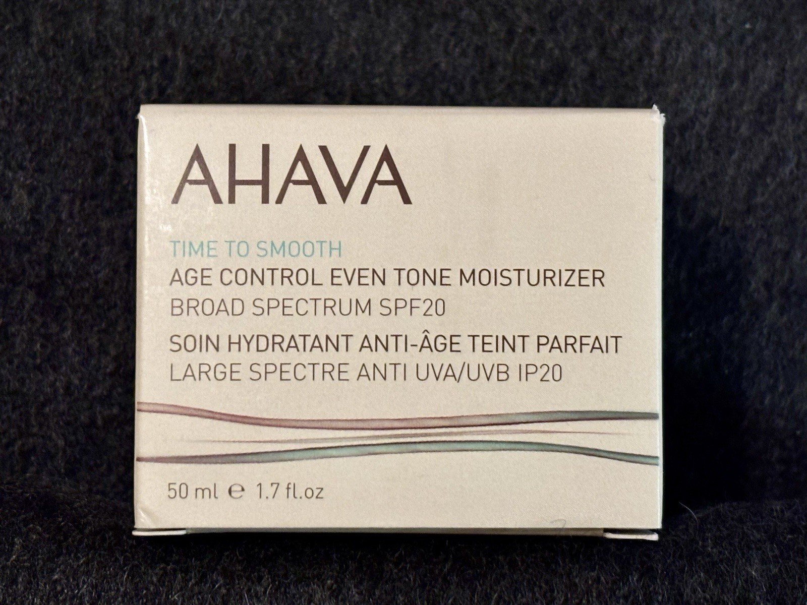 Ahava TIME TO SMOOTH Age Control Even Tone Moisturizer. 1.7 