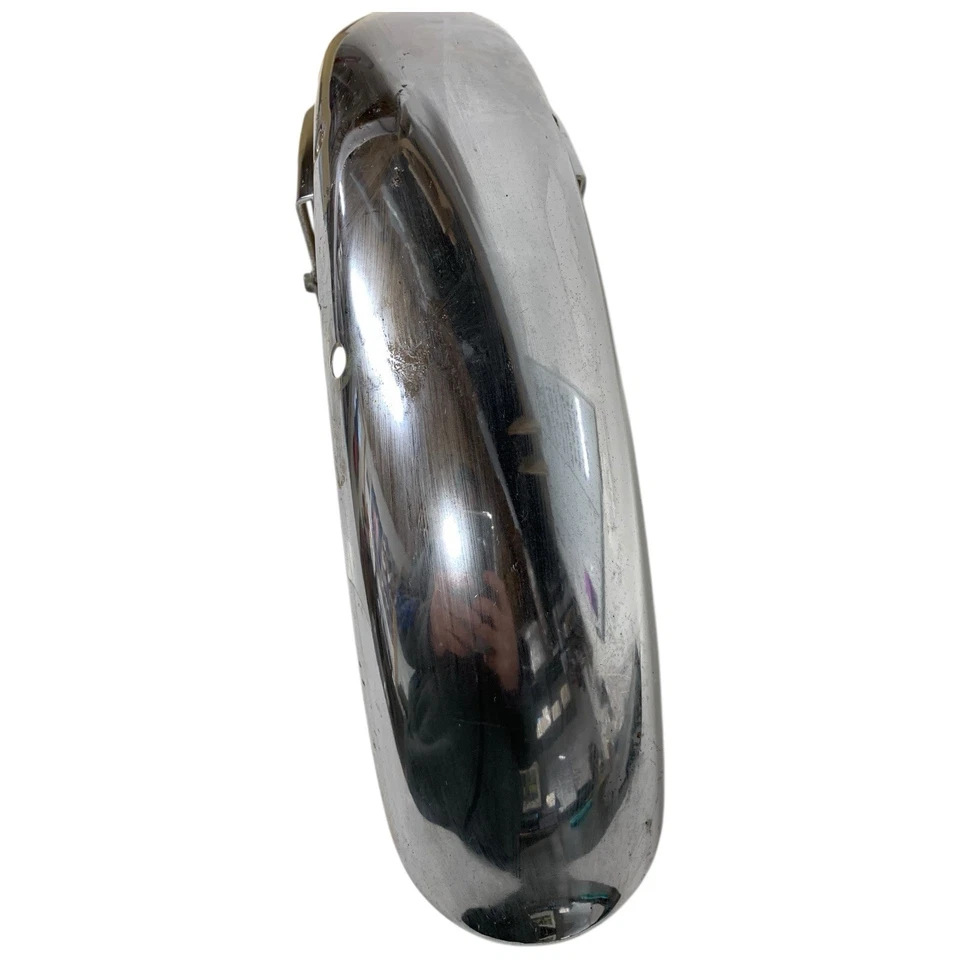 1981 Honda CM400C Заказная Хромированная Крышка Переднего Крыла - Изображение 3 из 4