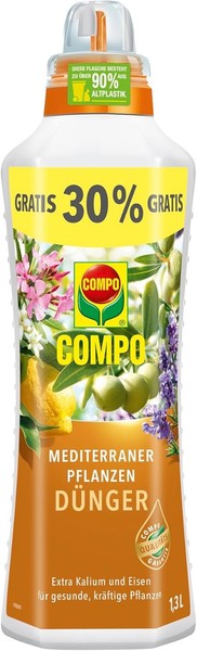 Compo Mediterraner PflanzendüNger FlüSsigdüNger FüR Pflanzen 1,3L NäHrstoffe-image