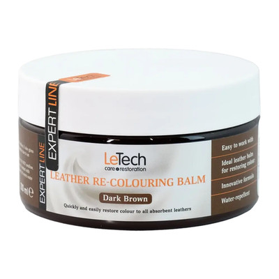 LeTech Leather Re-Colouring Balm   Color Restorer for Absorbent Leather (UV Fade