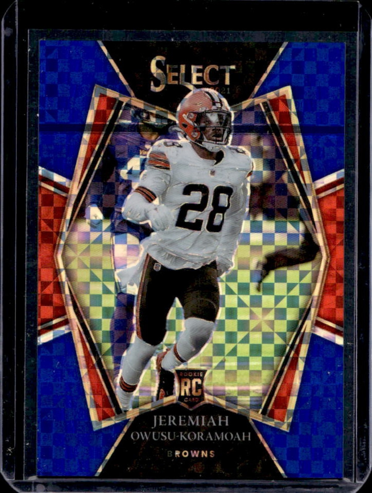 Jeremiah Owusu-Koramoah Panini Select #191 Blue