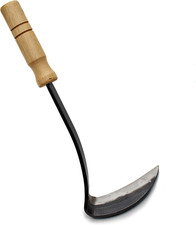 Japanese Made Weeding Sickle Tool Nejiri Kama Razor Sharp 4" Drop Forged Ste