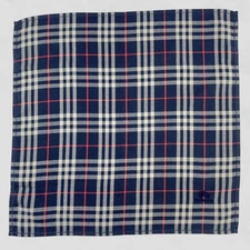 Vintage Burberry Handkerchief Neckerchief Bandana Pocket Square