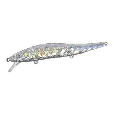 Floating Gold Foil Minnow Lure 11,5cm 12g zum Barsch Forellenangeln mit 5mm Hake