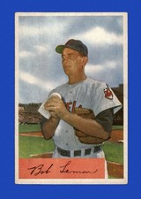 1954 Bowman Set-Break #196 Bob Lemon VG-VGEX *GMCARDS*