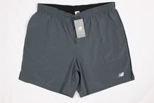 New Balance Men's Sport Lined 7" Shorts Small S Gunmetal Gray MS51903 Pockets