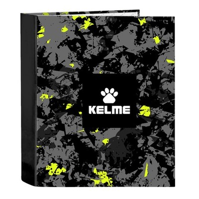 Ringbuch Kelme Jungle Schwarz Grau Neongrün A4 [27 x 33 x 6 cm]