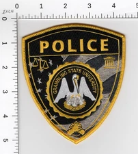 GRAMBLING STATE UNIVERSITY LOUISIANA COLLECTIBLE CAMPUS POLICE EMBROIDERED PATCH