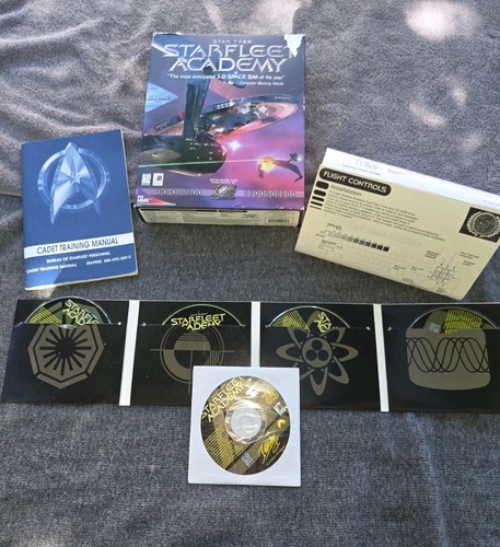 Star Trek Starfleet Academy PC Juego CD-ROM 1997 Interplay Windows DOS Computadora - Imagen 2 de 16