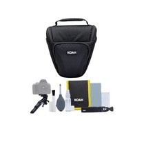 Koah Holster Camera Case and Accessory Bundle for DSLR, Mirrorless, Camcorders