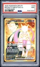 Pokemon Rocket's Mewtwo Ex Destined Rivals Hyper Rare #240 PSA 9 Mint