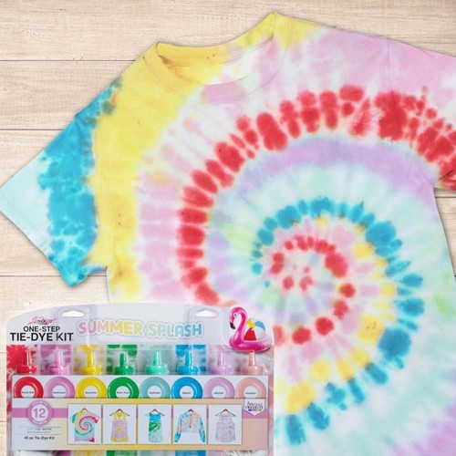 Tulip One-Step Tie-Dye Kit, Summer Splash, Easy Party Activity, DIY Fashion - Picture 6 of 7