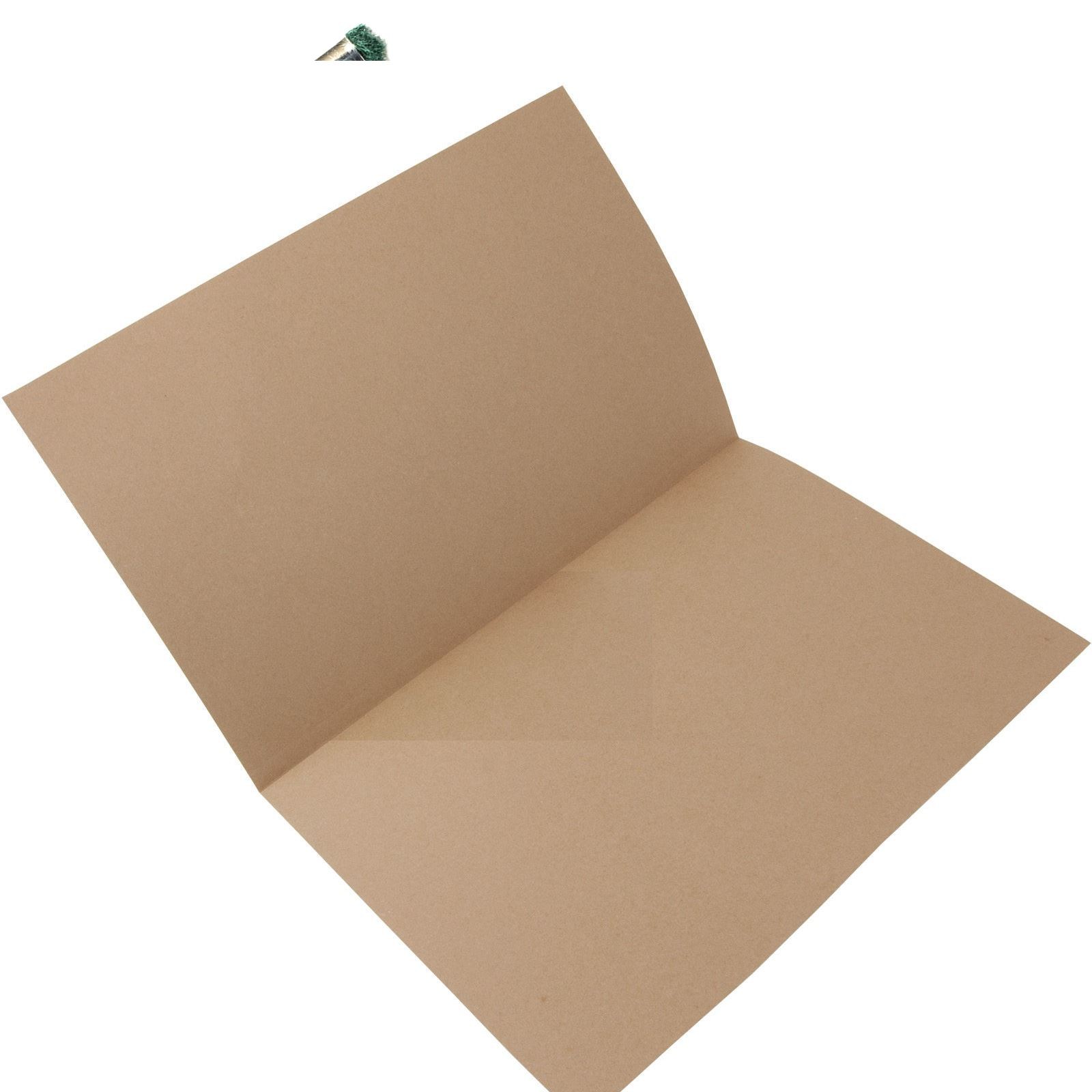 A4 Square Cut Folders Buff A4+ Foolscap Buff Manilla Brown - Pack 60
