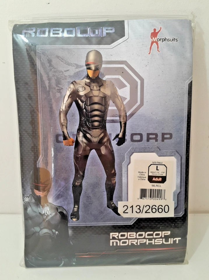 Robocop Morphsuit Para Hombres Vestido Elegante Disfraz Comic Con Ciervo Halloween Talla L Foto 2 de 4