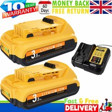 2/1Pack 18V 3500mAh Li-ion Battery for Dewalt DCB200 DCB184 DCB182 DCB180 DCB183