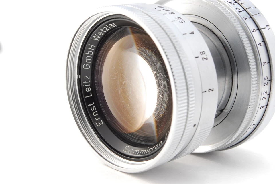 [Almost MINT] Leica Summicron 5cm 50mm f/2 Collapsible Lens L39 Lens From JAPAN - image 3 of 4