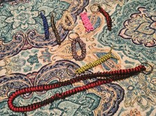 Paracord Rope Keychain Various Size And Color Lot Of 8