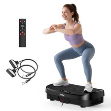 Vibration Plate Exercise Machine - 330lbs Weight Capacity, 120 Speed Levels, ...