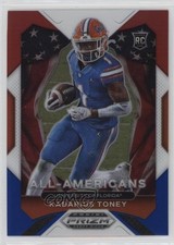 2021 Panini Prizm Draft Picks All-American Red White & Blue Kadarius Toney 19zq
