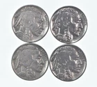 Buffalo Nickels Sharp Horn XF/AU - 1936 1930 1935 1935 Lot Collection *458