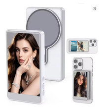 Vlog Selfie Monitor Screen Rear Camera Magnetic Mount MagSafe iPhone