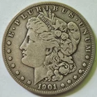 1901-S Morgan Silver Dollar-Fine
