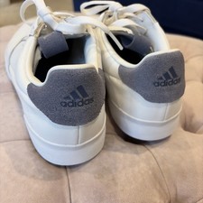 ADIDAS Adicross Retro Golf Shoes EE9164 White Silver UK 10.5 Men’s New With Tags