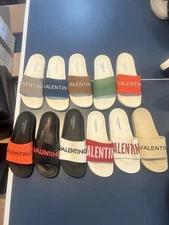 Valentino By Mario Valentino Men’s Single Shoe Lot Slides, Amputee, Luxury Craft
