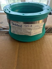 4" QwikSeal Connector for SDR-35 Pipe - Green- NEW