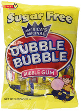 Dubble Bubble Sugar Free Gum - 3.25 Oz