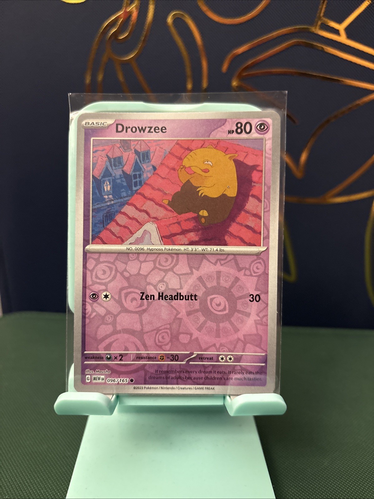 Pokémon TCG Drowzee Reverse Holo Scarlet & Violet 151 96/165