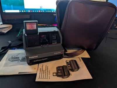 Polaroid Impulse AF Sofortbildkamera AutoFocus Vintage mit Tasche Anleitung