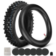 GREHUA 3.00-12 80/100-12 Dirt Bike Tire Inner Tube 12 Inch Rear for SSR 90cc 110