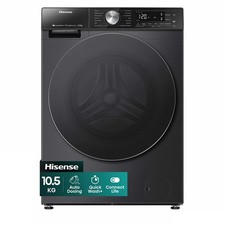 Hisense WF5S1045BB 10.5kg 1400 Spin Washing Machine - Black 50602