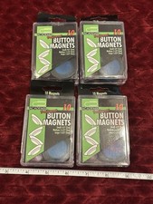 10 Pack - Multiple Sizes Round Button Magnets -Strong Magnetic 4 Packs