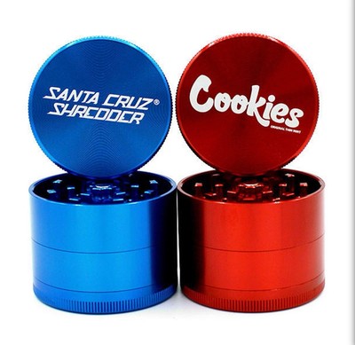 Small 4 Piece Aluminum ( 50mm ) Tobacco Grinder