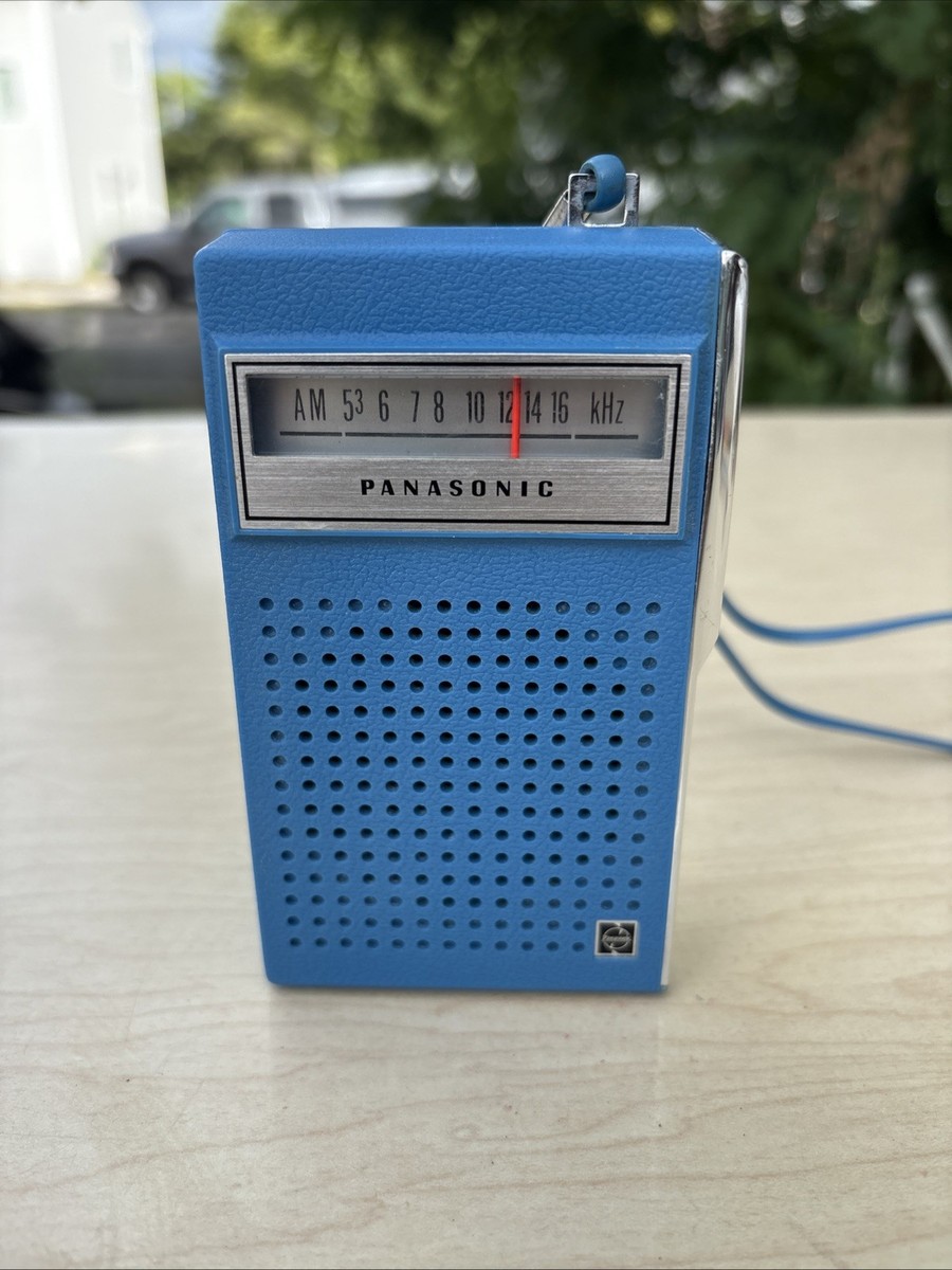 【1970s USA vintage】Panasonic パナソニック ランプ Vintage Panasonic R-1070 AM Radio Baby Blue 1970s Rare Color Japan