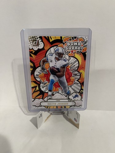 Calvin Johnson #BS-CJN 2025 Panini Donruss Bomb Squad card