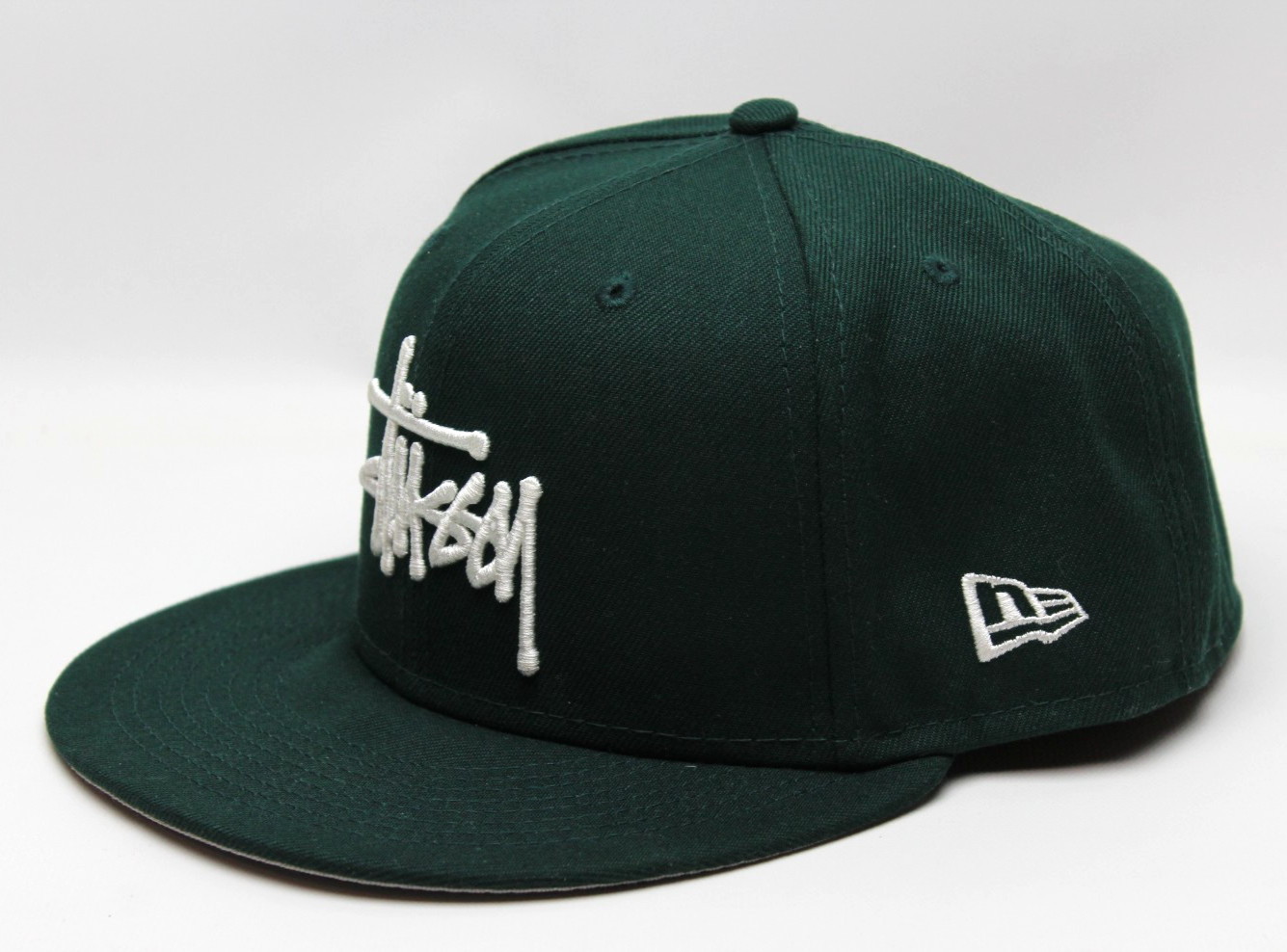 2021 STUSSY ~AUTHENTIC CAPS~ NEW ERA FITTED 7 5/8 mlb/stock/logo/intl/head/gear thumbnail 5