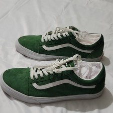 VANS Old Skool Green Suede Lined Lace Up Sneakers for Men US Size 13