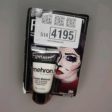 Mehron White Fantasy FX Cream Makeup 1.0 oz Brand New
