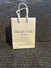 Swarovski On Fifth White Shopping Bag Limited Edition