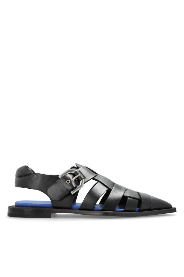 Lanvin - Men - Leather sandals - Black 227490₽